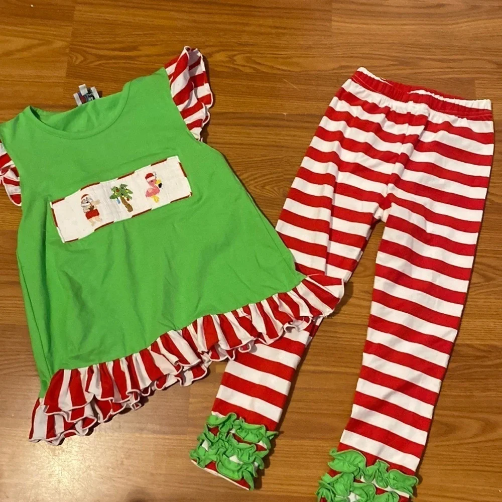 Carolina Smock Matching Outfit size 6 ( CK)
